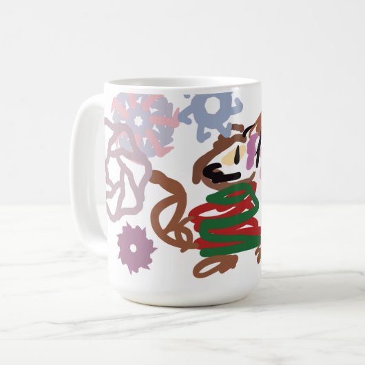 Cat winter  kaffeetasse (Vorderseite Links)
