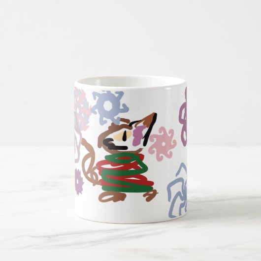 Cat winter kaffeetasse (Mittel)