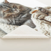 Cat Winter Tee genießen Sherpadecke (3/4)