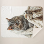 Cat Winter Tee genießen Sherpadecke (Vorderseite (Horizontal))