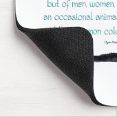 Cat Wisdom - Familiendynamik Mousepad (Ecke)