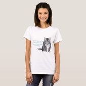 Cat Wisdom - und Freundschaft T-Shirt (Vorne ganz)