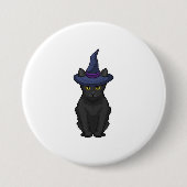 Cat Witch Button (Vorderseite)
