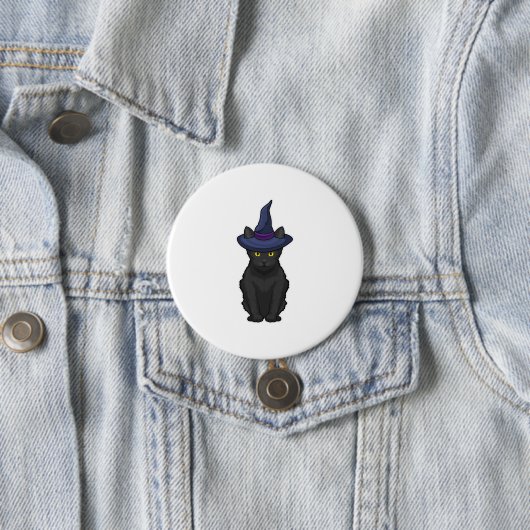 Cat Witch Button (Beispiel)