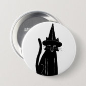 Cat Witch Button (Vorne & Hinten)