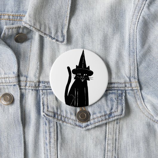 Cat Witch Button (Beispiel)