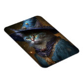 Cat Witch Fantasy Art Magnet (Rechte Seite)