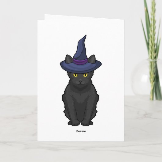 Cat Witch Karte (Rückseite)