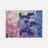 Cat Witch Moon Goddess Wiccan Cat Person Fleecedecke (Vorderseite (Horizontal))