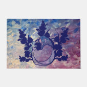 Cat Witch Moon Goddess Wiccan Cat Person Fußmatte (Vorderseite)