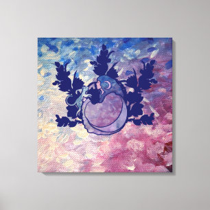 Cat Witch Moon Goddess Wiccan Cat Person Leinwanddruck