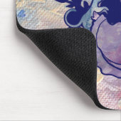 Cat Witch Moon Goddess Wiccan Cat Person Mousepad (Ecke)
