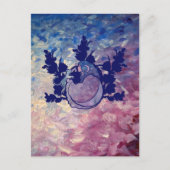 Cat Witch Moon Goddess Wiccan Cat Person Postkarte (Vorderseite)