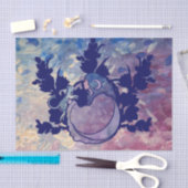 Cat Witch Moon Goddess Wiccan Cat Seidenpapier (Handwerk)