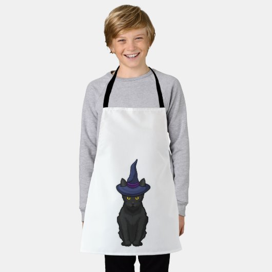 Cat Witch Schürze (Getragen)