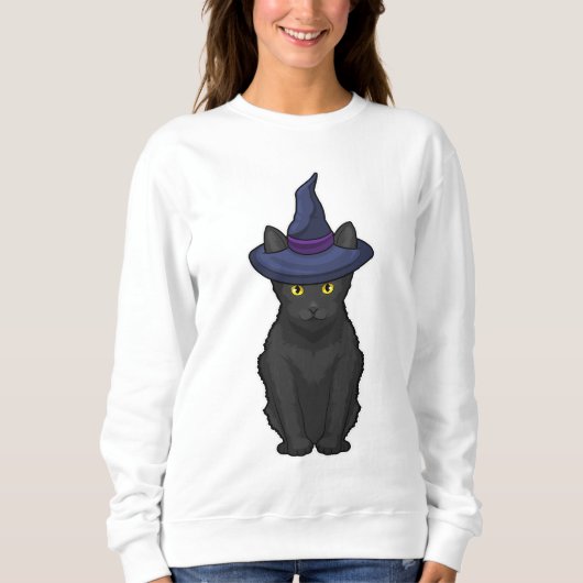 Cat Witch Sweatshirt (Vorderseite)