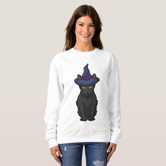 Cat Witch Sweatshirt (Vorne ganz)