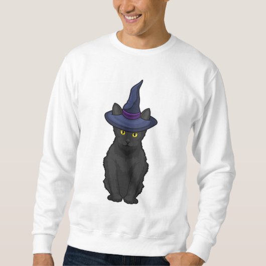 Cat Witch Sweatshirt (Vorderseite)