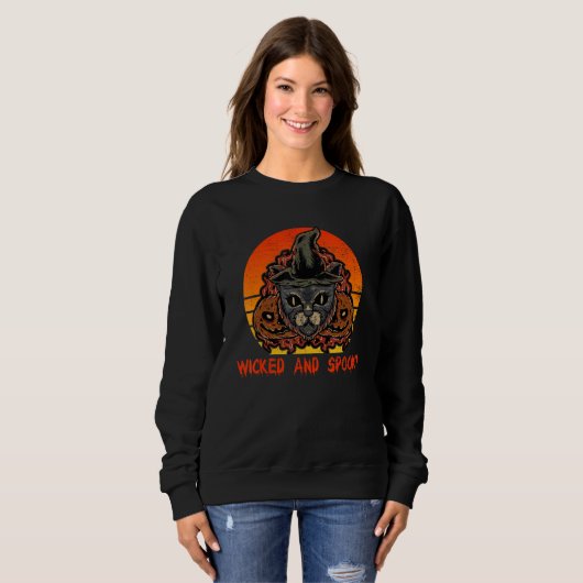 Cat witch witcher sweatshirt (Vorne ganz)