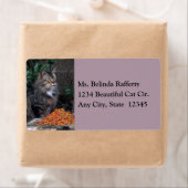 Cat With a Grateful Heart Shipping Labels (Insitu)
