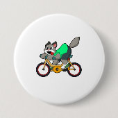 Cat with Bicycle Button (Vorderseite)