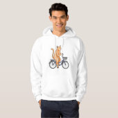 Cat with Bicycle Hoodie (Vorne ganz)