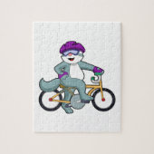Cat with Bicycle Puzzle (Vertikal)