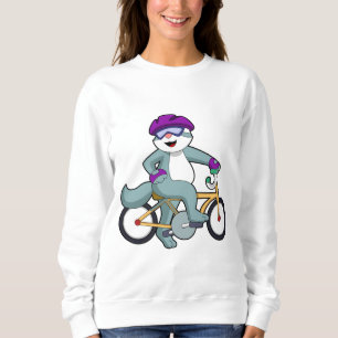 Cat with Bicycle Sweatshirt
