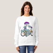 Cat with Bicycle Sweatshirt (Vorne ganz)