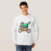 Cat with Bicycle T-Shirt (Vorne ganz)