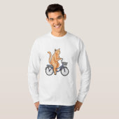 Cat with Bicycle T-Shirt (Vorne ganz)