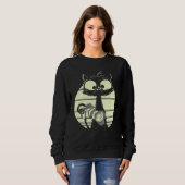Cat With Camera Photographer Cat Cute Photographer Sweatshirt (Vorne ganz)