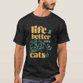Cat with Cats for Men Women Cat T-Shirt (Vorderseite)