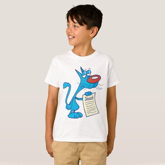 Cat with Demand T - Shirt (Vorne ganz)