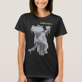 Cat With Frisbee Disc Frisbee Player Thrower Disc  T-Shirt (Vorderseite)
