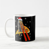 Cat With Laser Eyes Funny Zza Cat Christmas  Kaffeetasse (Links)