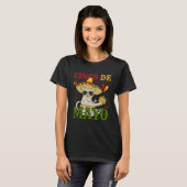 Cat With Mexican Hat And Taco  5 Cinco De Mayo T-Shirt (Vorne ganz)