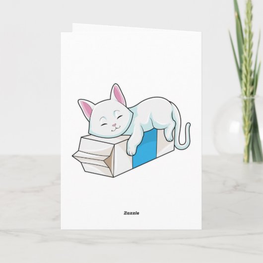 Cat with Milk Karte (Rückseite)