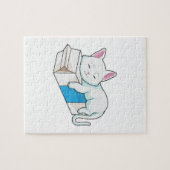 Cat with Milk Puzzle (Horizontal)
