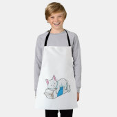 Cat with Milk Schürze (Getragen)