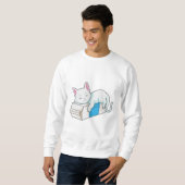 Cat with Milk Sweatshirt (Vorne ganz)