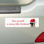 Cat with Santa’s Hat Autoaufkleber (Auf Auto)