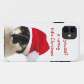 Cat with Santa’s Hat Case-Mate iPhone Hülle (Rückseite (Horizontal))