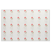 Cat with Santa’s Hat Stoff (Fat Quarter (45,7 x 55,9 cm))