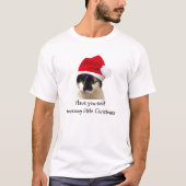 Cat with Santa’s Hat T-Shirt (Vorderseite)