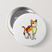 Cat with Satchel Button (Vorne & Hinten)