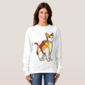 Cat with Satchel Sweatshirt (Vorne ganz)