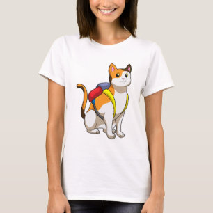 Cat with Satchel T-Shirt