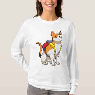 Cat with Satchel T-Shirt
