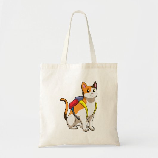 Cat with Satchel Tragetasche (Vorne)
